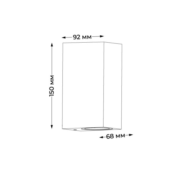 Уличный настенный светильник Italline IT1002