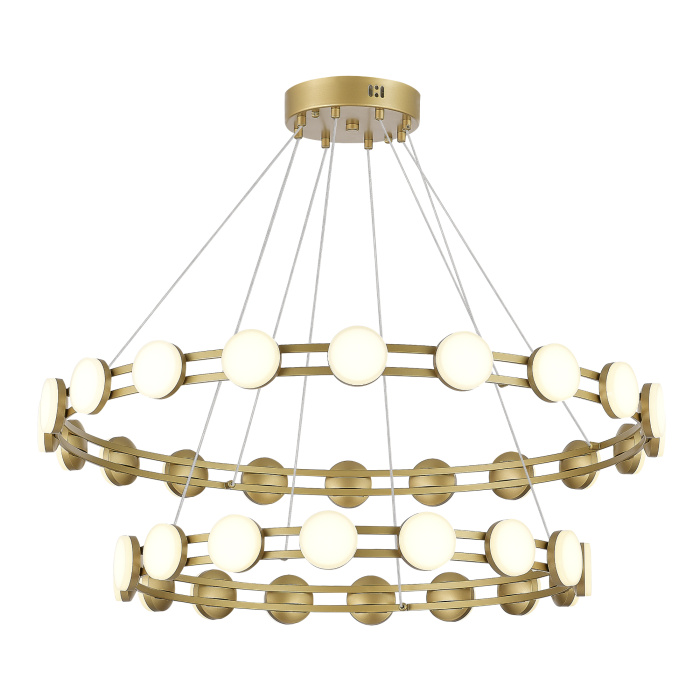 Светильник подвесной ST-Luce золотистый/белый LED 1*70W 4000K SL6610.203.36