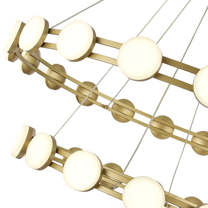 Светильник подвесной ST-Luce золотистый/белый LED 1*70W 4000K SL6610.203.36