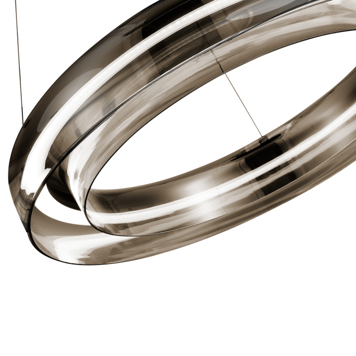 Светильник подвесной ST-Luce Черный/Дымчатый, Белый LED 1*36W 3000K SL6019.333.01