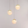 Подвесной светильник Delight Collection MD25030003 MD25030003-3A gold/clear