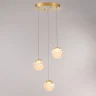Подвесной светильник Delight Collection MD25030003 MD25030003-3A gold/clear