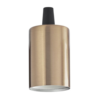 Патрон Ideal Lux Portalampada E27 Liscio Ottone Brunito