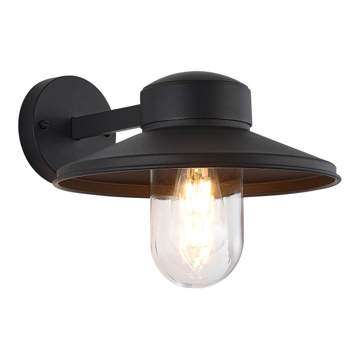 Светильник уличный настенный ST-Luce темно-серый E27 1*60W SL9542.701.01