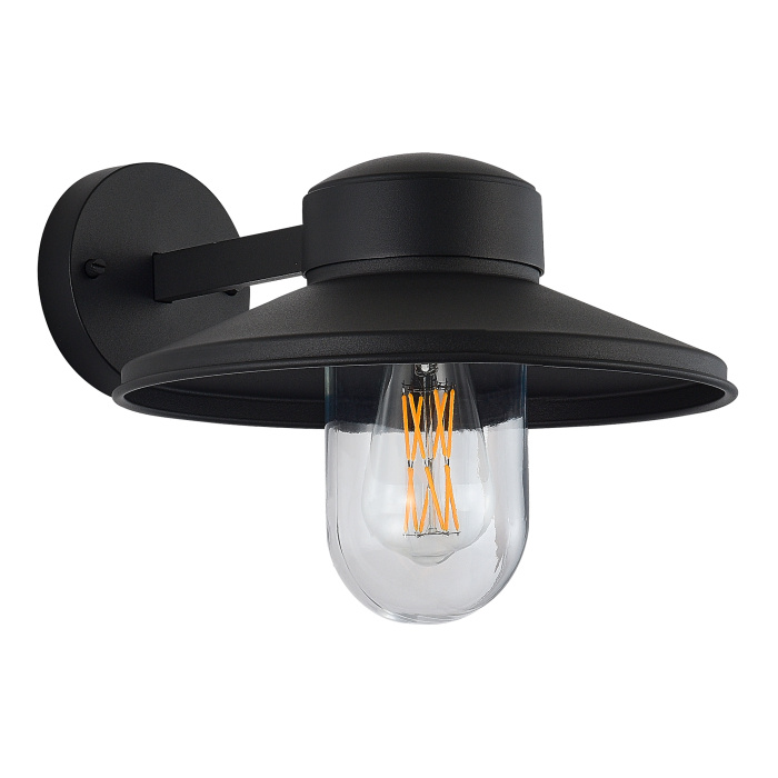 Светильник уличный настенный ST-Luce темно-серый E27 1*60W SL9542.701.01