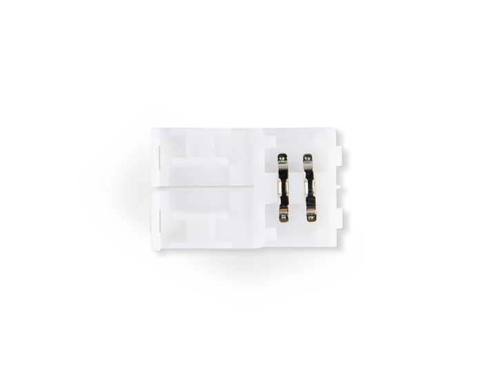 Соединитель прямой для светодиодной ленты 2835 12/24V (2 конт.) GS6001 (10шт) Ambrella light GS6001