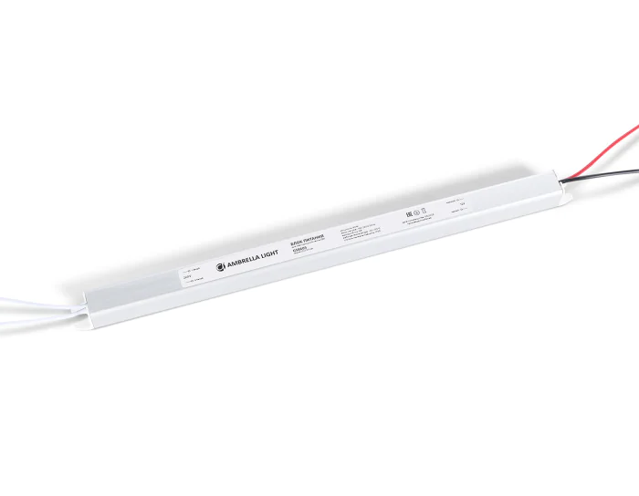 Блок питания ультратонкий для светодиодной ленты 12V 60W 5A IP20 185-260V 312*18*18 GS8605 Ambrella light GS8605