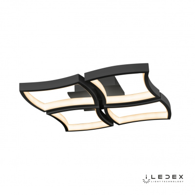 Потолочный светодиодный светильник iLedex Roomy 8196-4-X-T BK