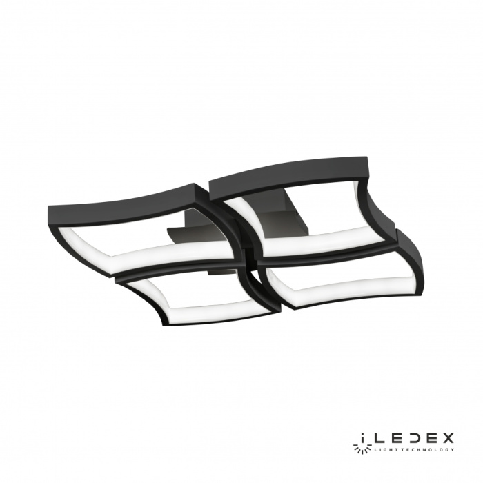 Потолочный светодиодный светильник iLedex Roomy 8196-4-X-T BK