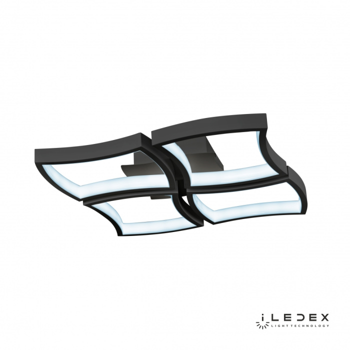 Потолочный светодиодный светильник iLedex Roomy 8196-4-X-T BK
