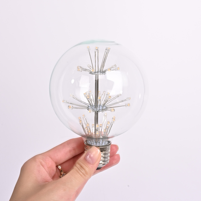 Лампа Прозрачная С Елочкой Led Е27 1.5W By Imperiumloft