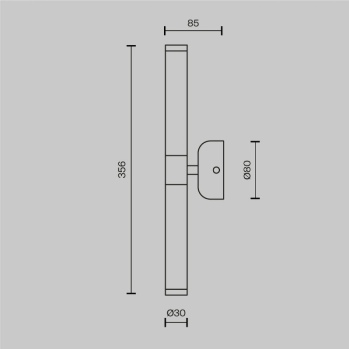 Бра Maytoni MOD106WL-L10G3K