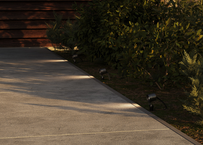 Грунтовый светильник Maytoni Clyde O493FL-L3GF3K