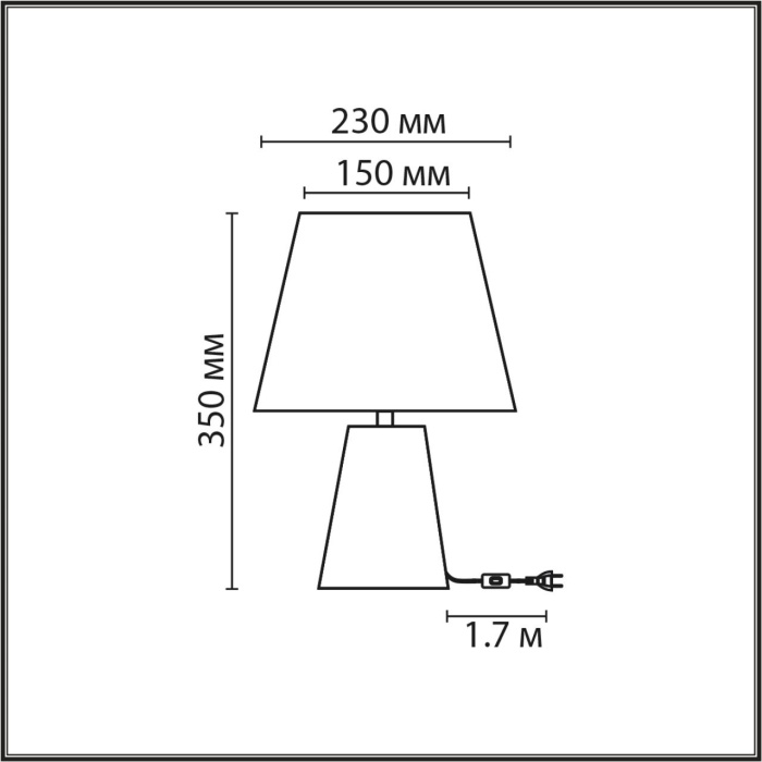 Настольная лампа Lumion Terazio 8142/1T