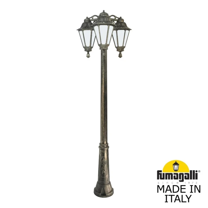 Садово-парковый светильник Fumagalli RICU BISSO/RUT 3L DN E26.157.S30.BYE27DN