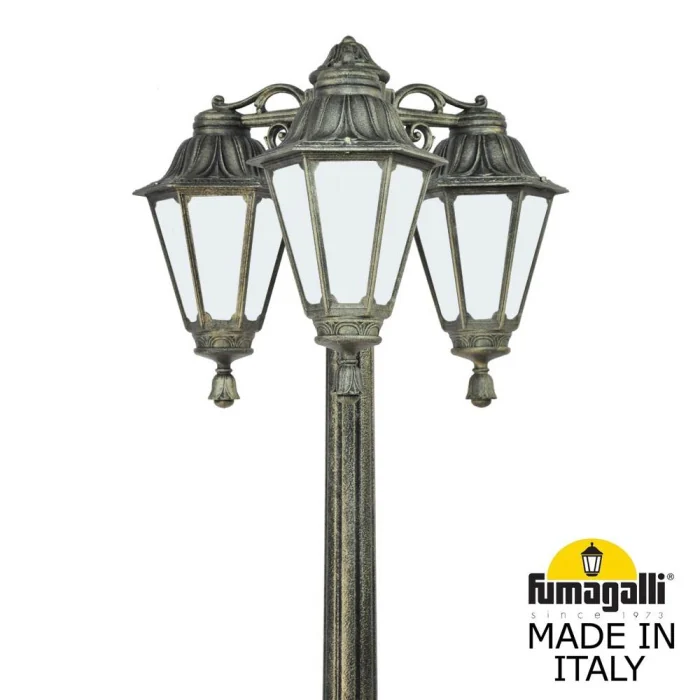 Садово-парковый светильник Fumagalli RICU BISSO/RUT 3L DN E26.157.S30.BYE27DN