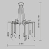 Подвесная люстра Maytoni Davida MOD035PL-12B