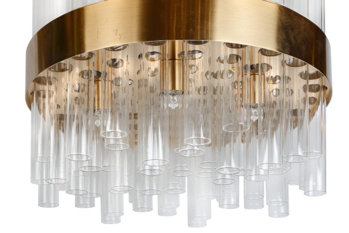 Подвесная люстра iLamp Art 6120-400 Золотая