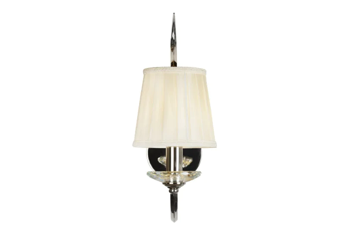 Настенный светильник iLamp Charm W2508-1 Никель+беж