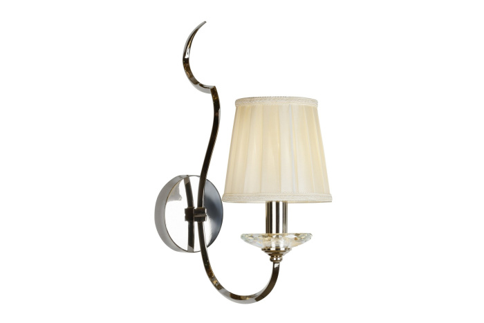 Настенный светильник iLamp Charm W2508-1 Никель+беж