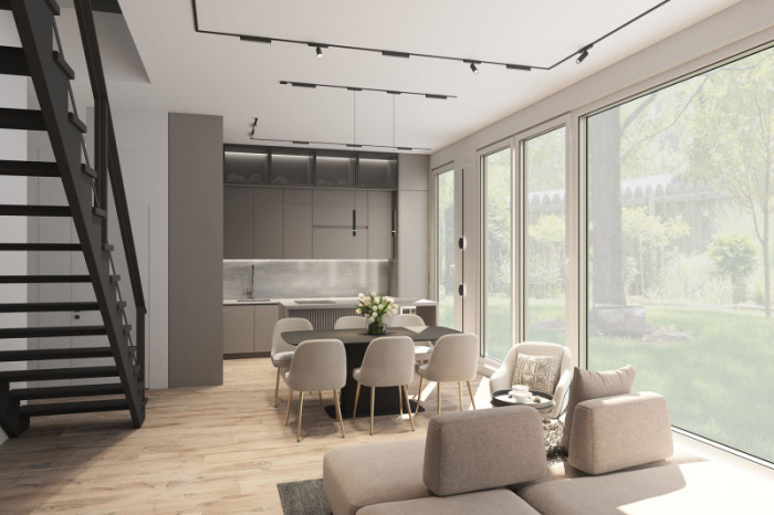 Светильник на шине Denkirs AIR GRILL DK5305-BK