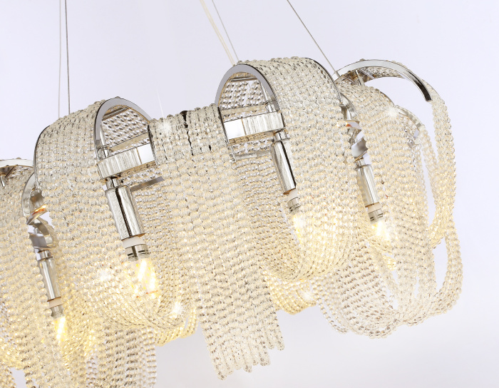 Подвесная люстра с хрусталем Ambrella light TR5377