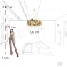 Подвесной светильник Loft it Escama 10396/1000C