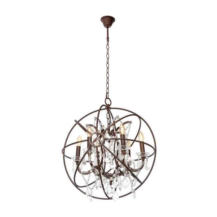 Подвесная люстра Loft it Foucaults orb crystal LOFT1897/6
