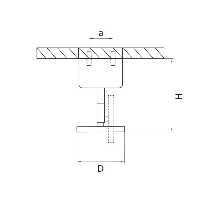 Крепление потолочное для светильников 21443Х/21448X Rullo Lightstar 590010