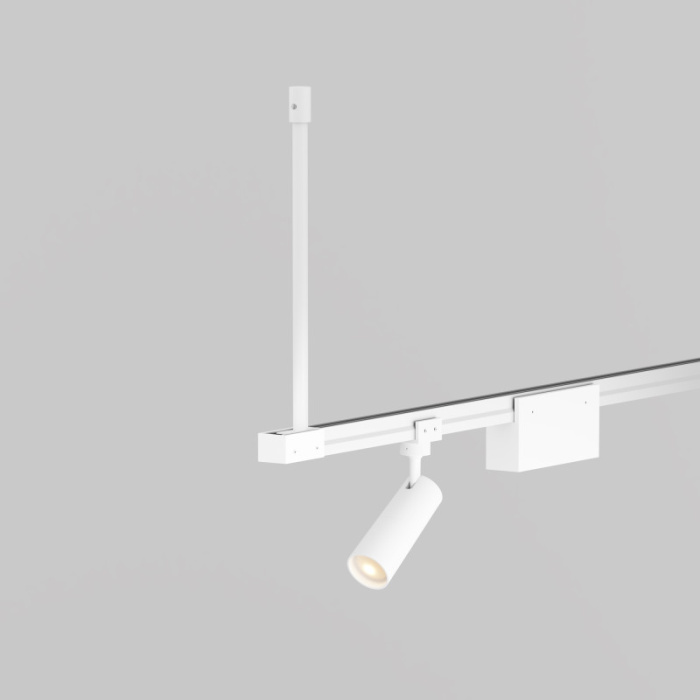 Жёсткий подвес для уличной трековой системы Elasity IP white O-TR001-HL-W300