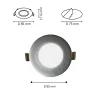 Встраиваемый светильник Favourite Flashled  (в комлекте 3 шт) 1660-3C