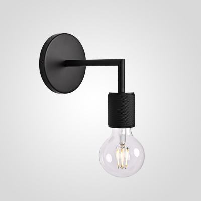 Бра RH Utilitaire Single Sconce Black ImperiumLoft