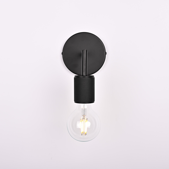 Бра RH Utilitaire Single Sconce Black ImperiumLoft