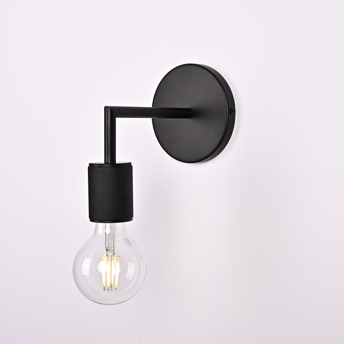 Бра RH Utilitaire Single Sconce Black ImperiumLoft