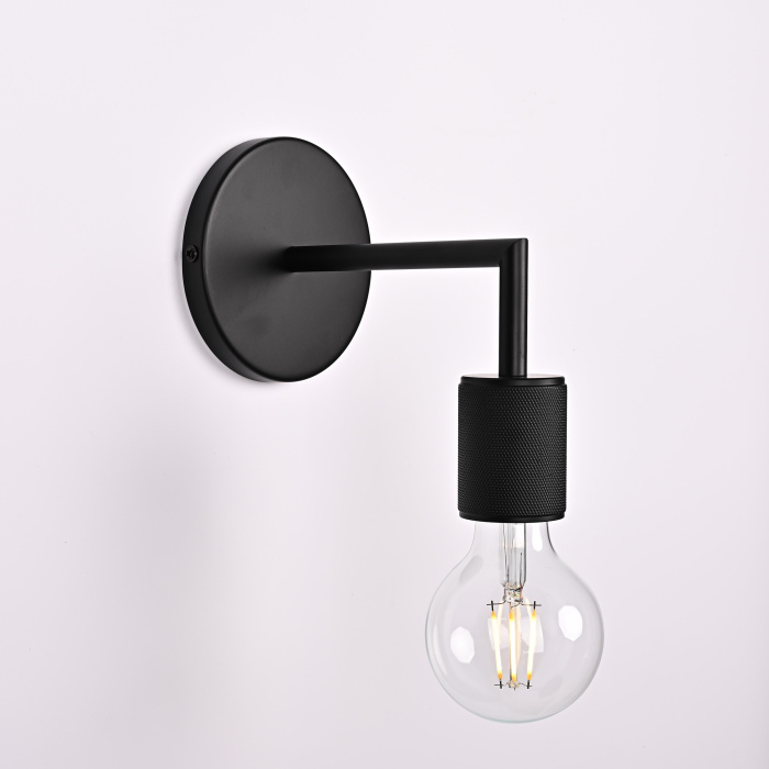 Бра RH Utilitaire Single Sconce Black ImperiumLoft