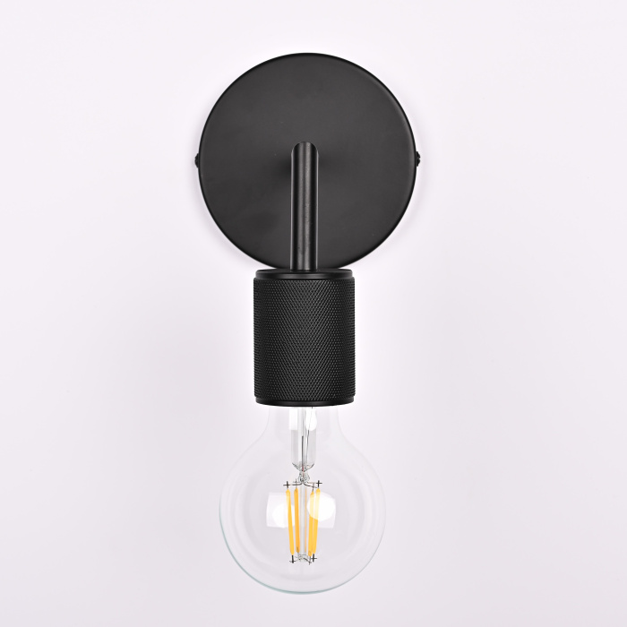 Бра RH Utilitaire Single Sconce Black ImperiumLoft
