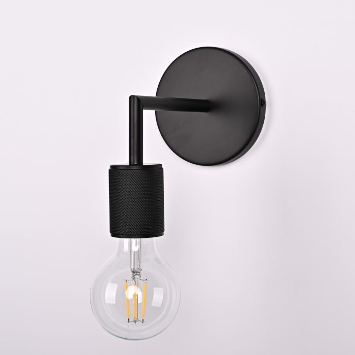 Бра RH Utilitaire Single Sconce Black ImperiumLoft