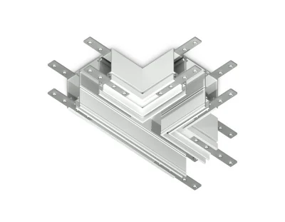 Коннектор T-образный для шинопровода в натяжной потолок Magnetic 220V TRACK SYSTEM AMBRELLA LIGHT GL1047