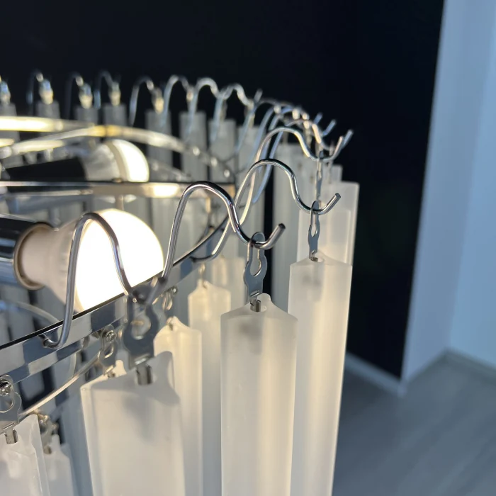 Люстра Eich Chandelier Nova 9 D65 nickel ImperiumLoft