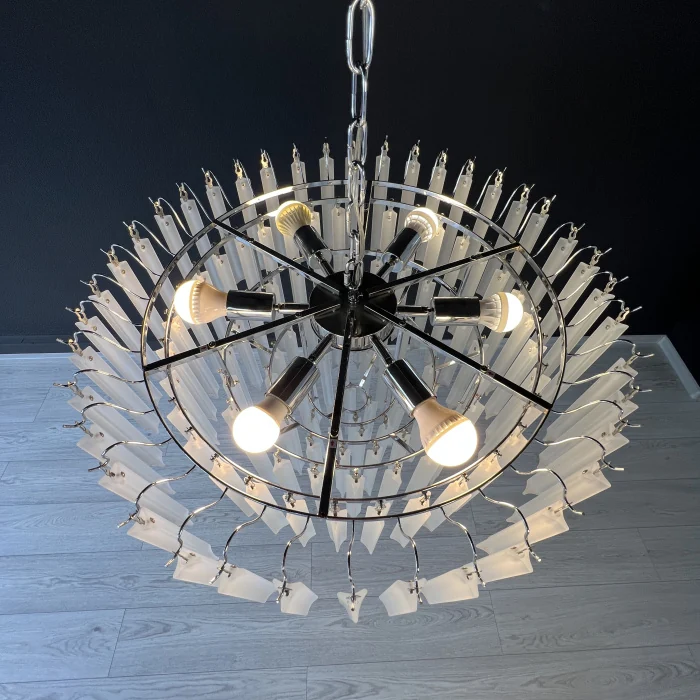 Люстра Eich Chandelier Nova 9 D65 nickel ImperiumLoft