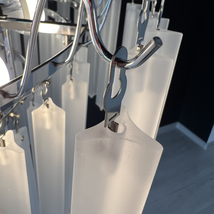 Люстра Eich Chandelier Nova 9 D65 nickel ImperiumLoft