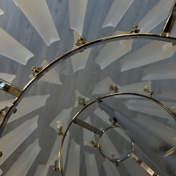 Люстра Eich Chandelier Nova 9 D65 nickel ImperiumLoft