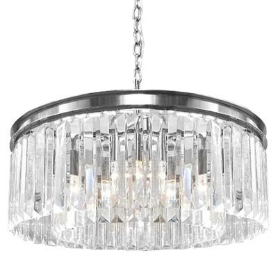 Люстра RH Odeon Chandelier Silver 80 ImperiumLoft