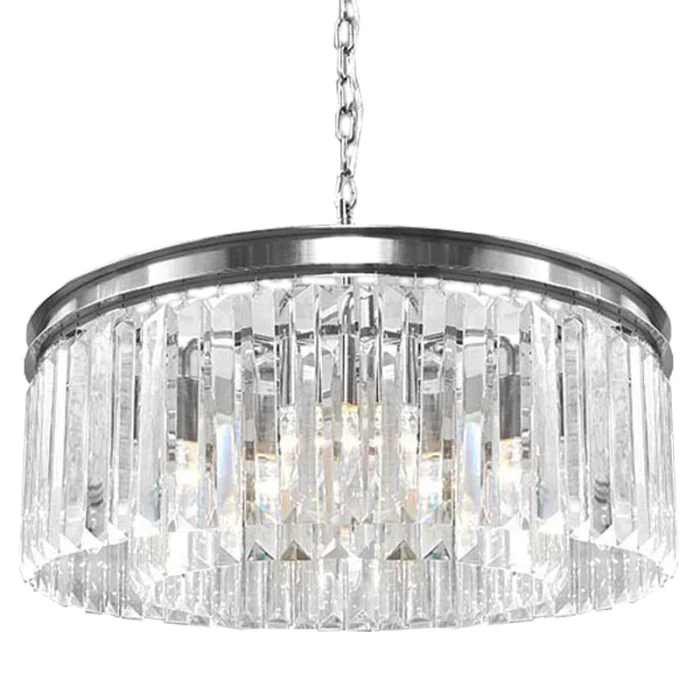 Люстра RH Odeon Chandelier Silver 80 ImperiumLoft
