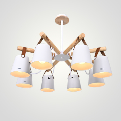 Люстра потолочная на штанге NATURA C8 white ImperiumLoft