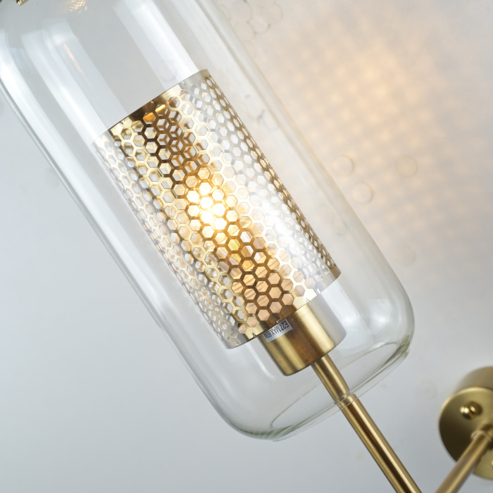 Настенный светильник CATCH WALL cylinder L67 brass ImperiumLoft