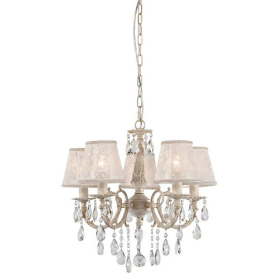 Подвесная люстра L'ARTE LUCE DORIS L12605.64 с подвесками из хрусталя