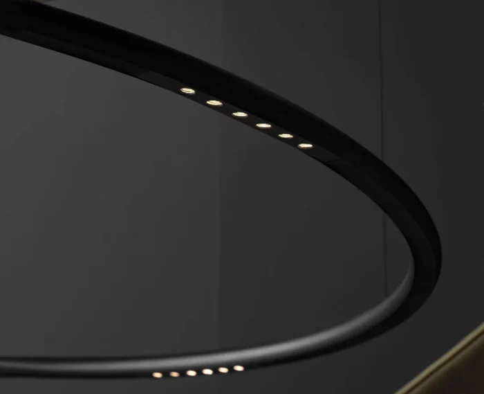 Светильник подвесной ITALLINE IT013-6022 black 3000K