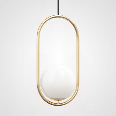 Подвесной светильник Matthew McCormick hoop 40 Gold MILA Pendant ImperiumLoft