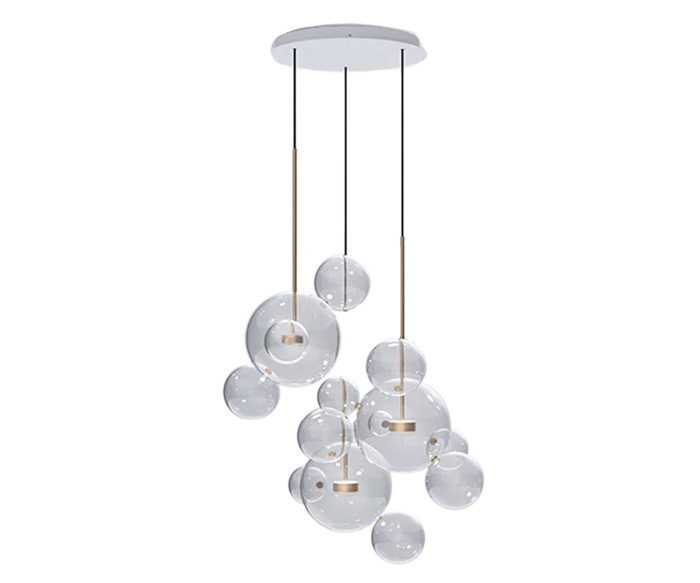 Основание круглое с тремя отверстиями d-40 Kink Light G07545-3a